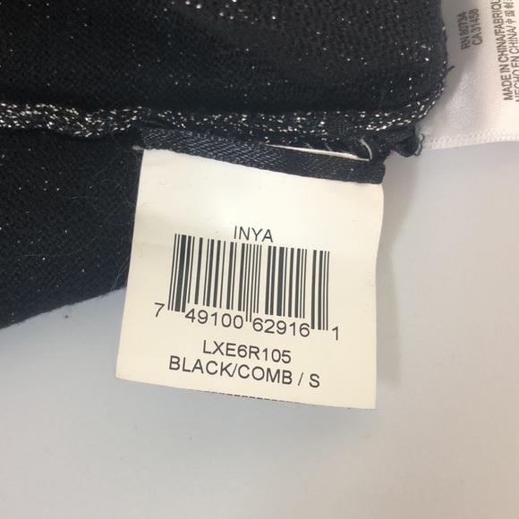 Bcbgmaxazria Inya One Shoulder Sparkle Dress Black‎ Small - Picture 9 of 10